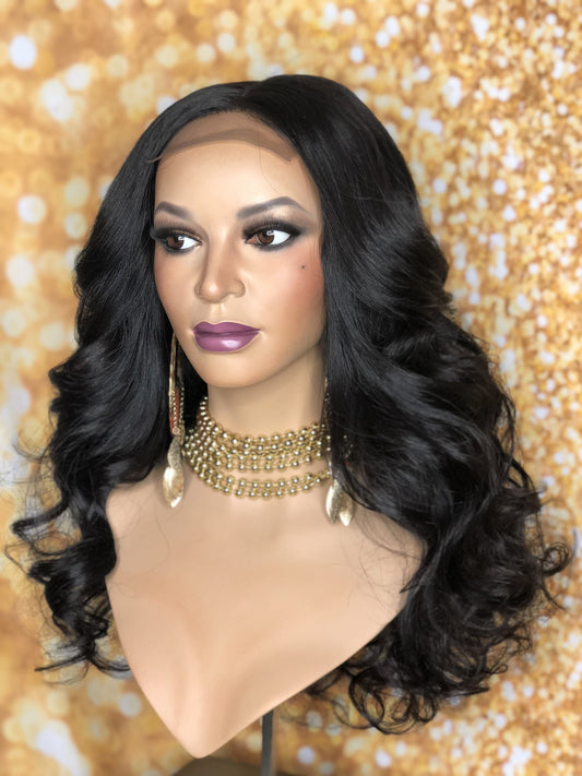 StylezbyGina WIGS CAMBODIAN WAVY CLOSURE UNIT 18IN