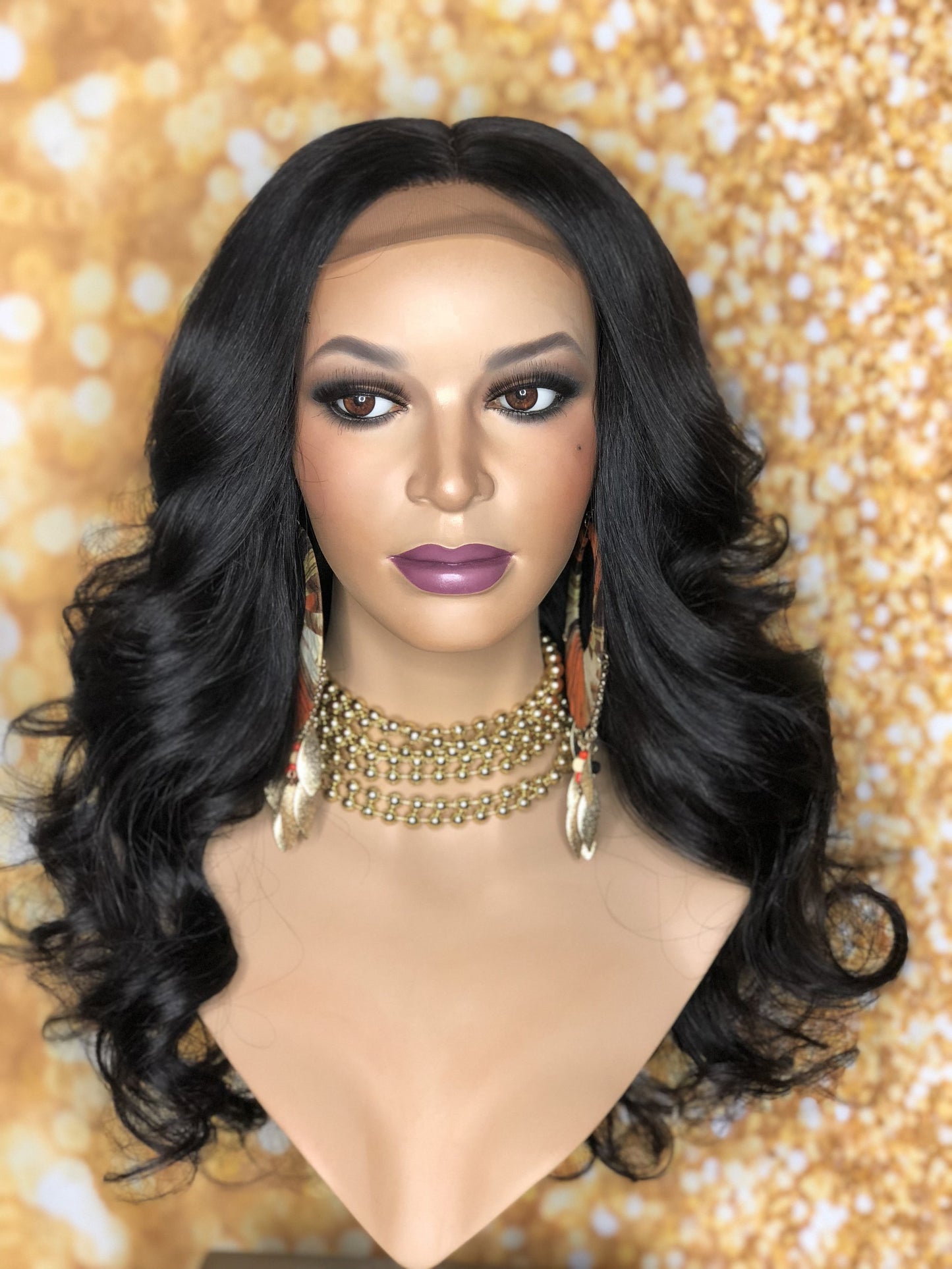 StylezbyGina WIGS CAMBODIAN WAVY CLOSURE UNIT 18IN