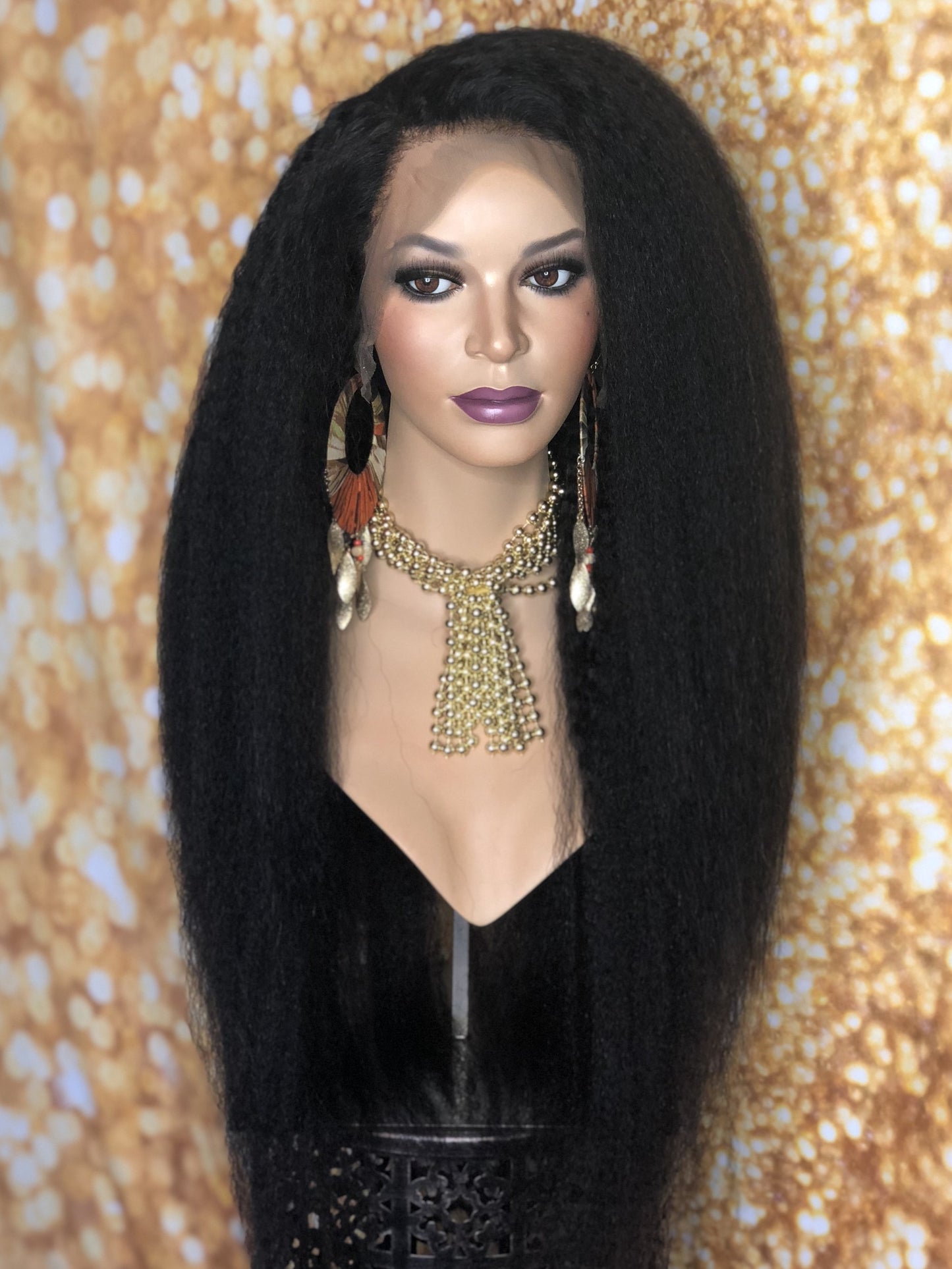 StylezbyGina WIGS CUSTOM YAKI TEXTURE FRONTAL UNIT 24IN