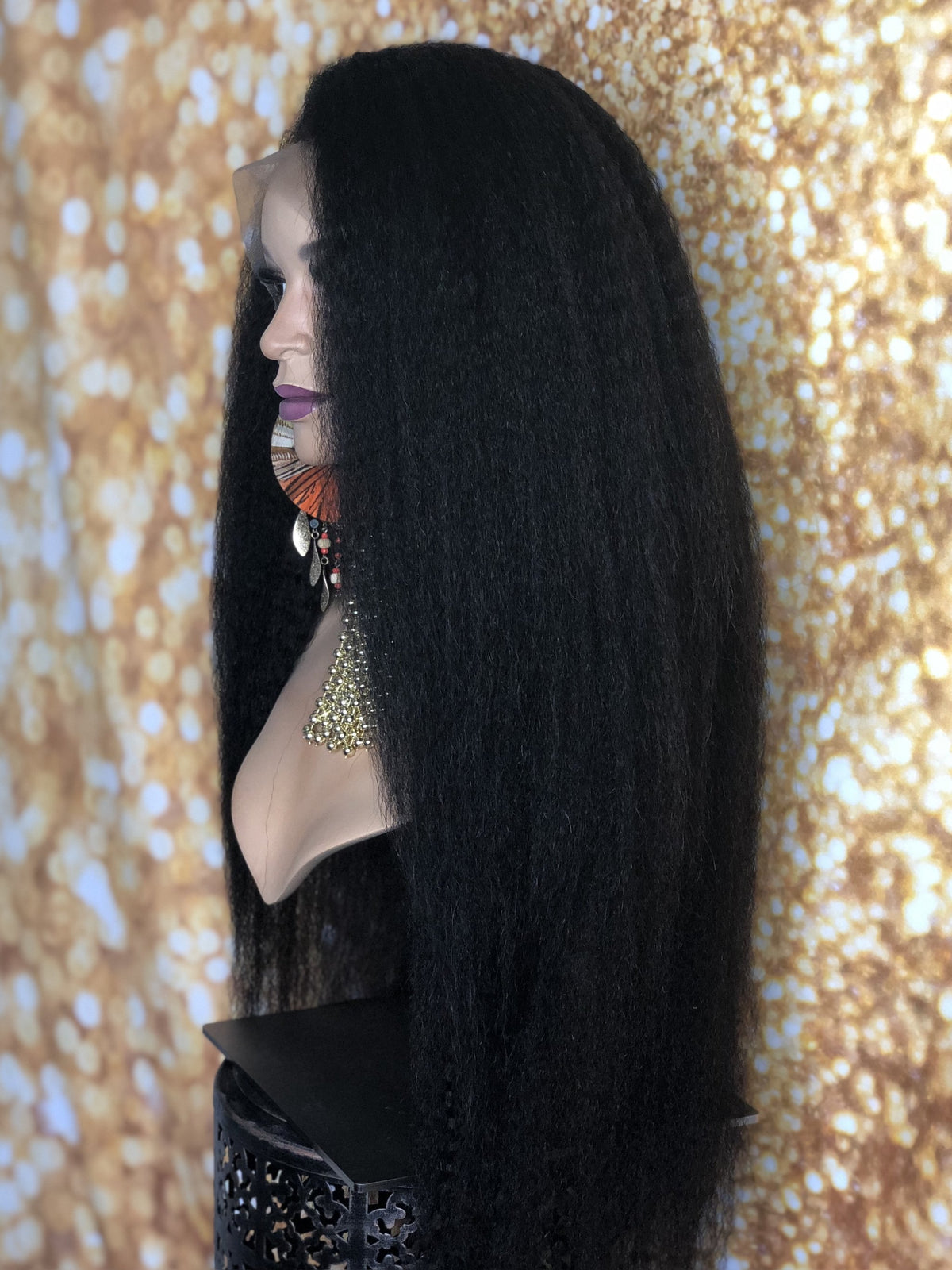 StylezbyGina WIGS CUSTOM YAKI TEXTURE FRONTAL UNIT 24IN