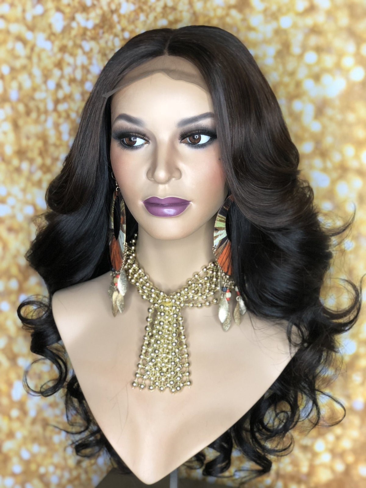 StylezbyGina WIGS CAMBODIAN WAVY W/HIGHLIGHTS 20IN