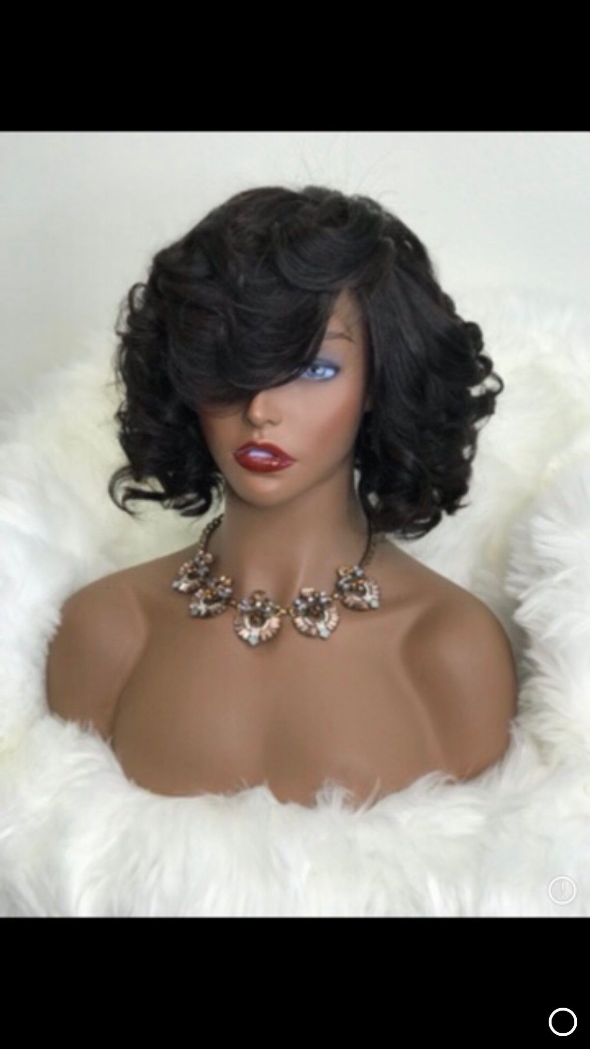 StylezbyGina MAYLASIAN BOB 12INCH CUSTOM UNIT W/SWOOP BANG